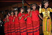 Traditional dance show in our hotel Inle Lake, Myanmar.